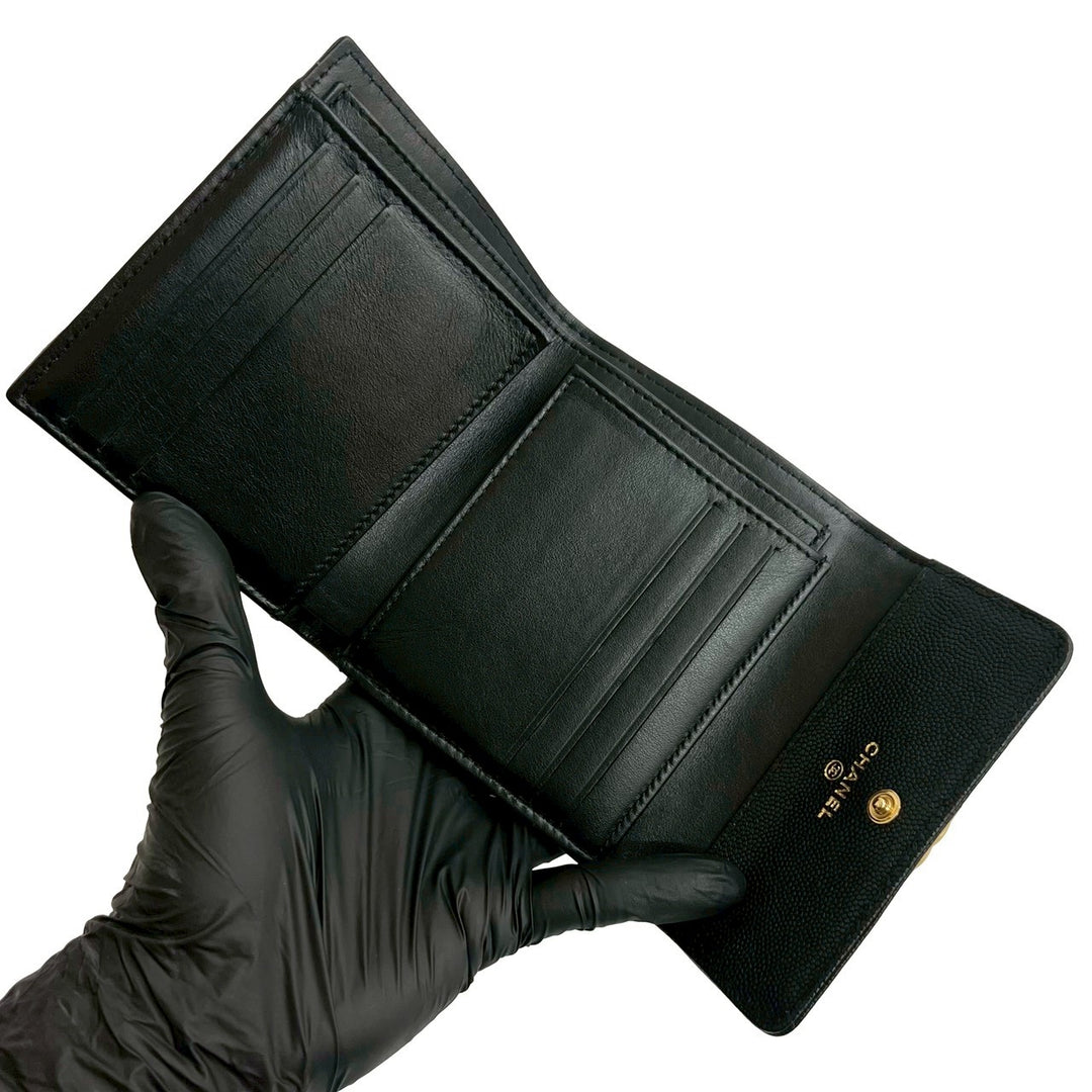 Tri-fold wallet Chanel Boy Chanel