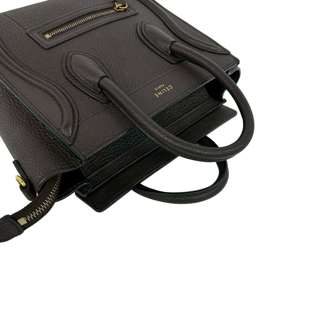 shoulder bag celine luggage nano shopper