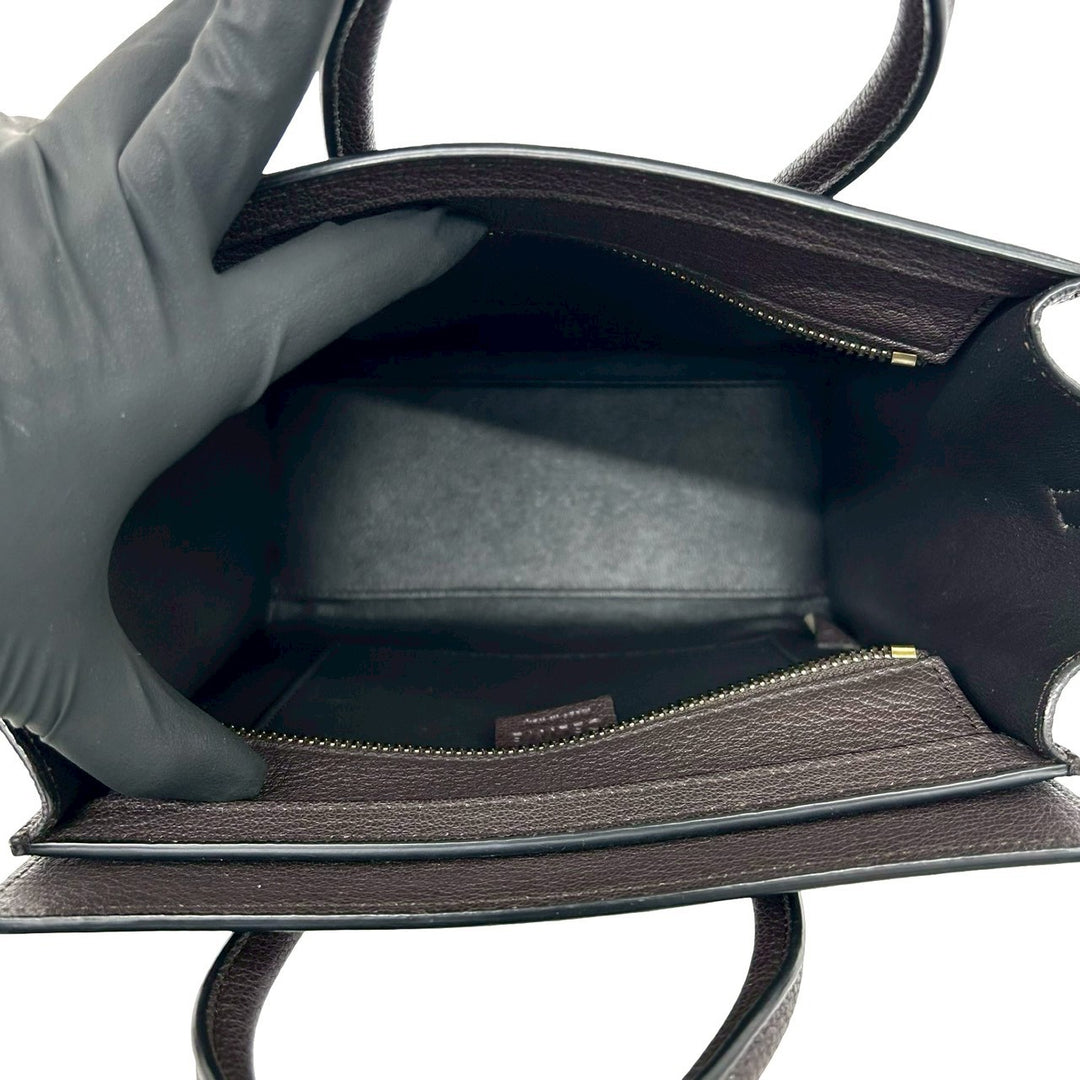 shoulder bag celine luggage nano shopper