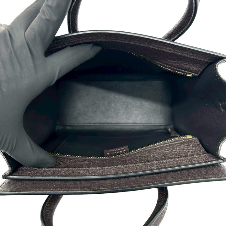 shoulder bag celine luggage nano shopper