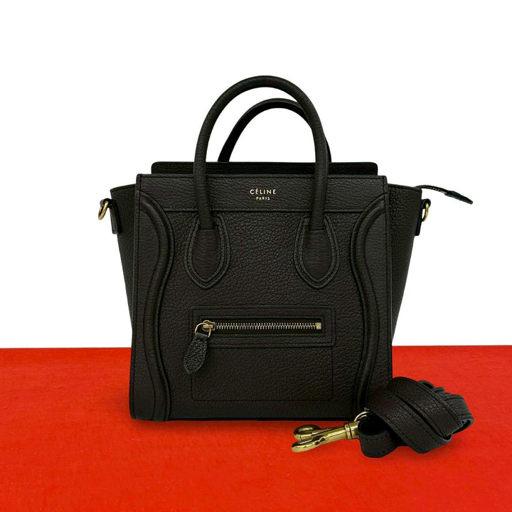 shoulder bag celine luggage nano shopper
