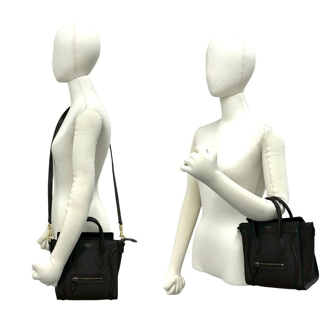 shoulder bag celine luggage nano shopper