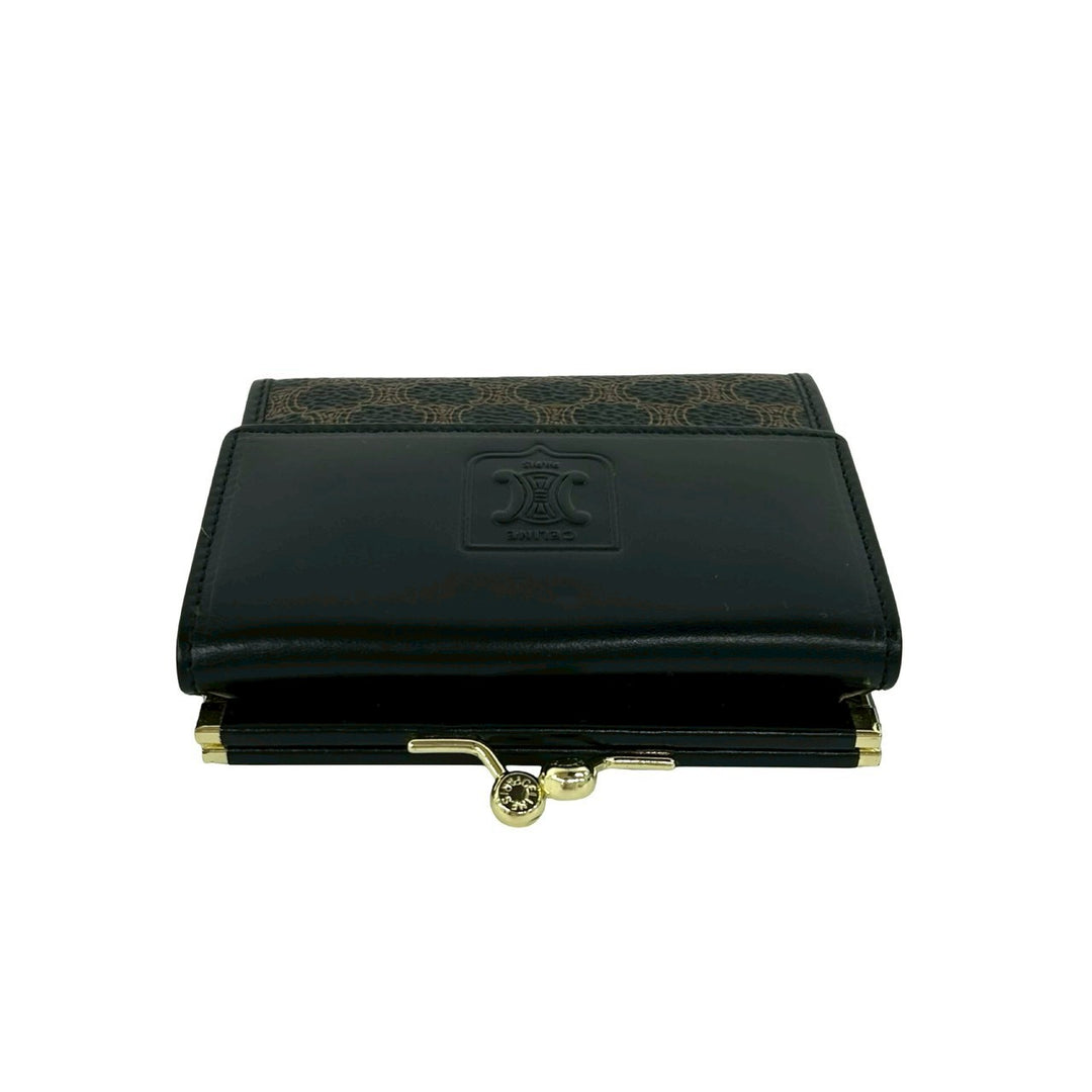 trifold wallet celine