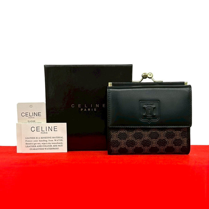 trifold wallet celine