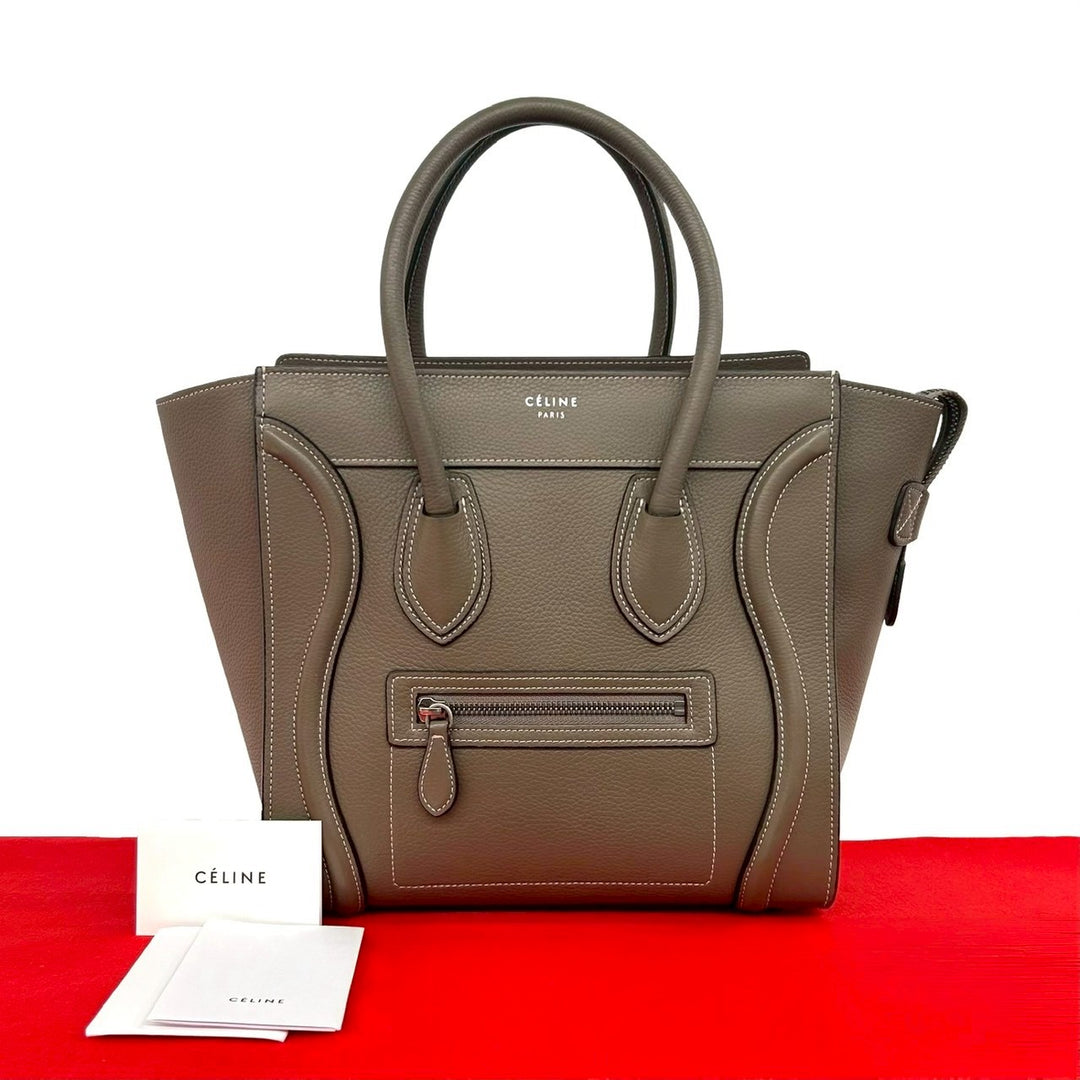 handbag celine luggage micro shopper