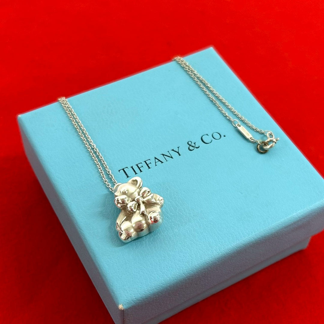 necklace tiffany teddy bear necklace