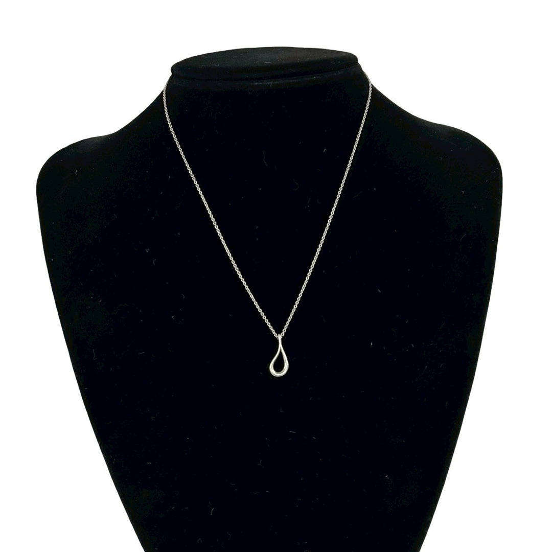 necklace tiffany open teardrop necklace