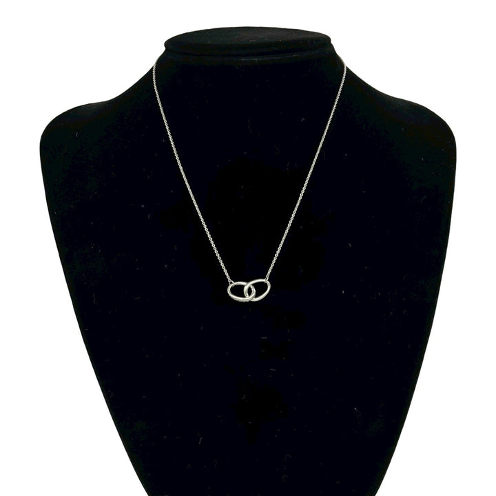 necklace tiffany double loop necklace