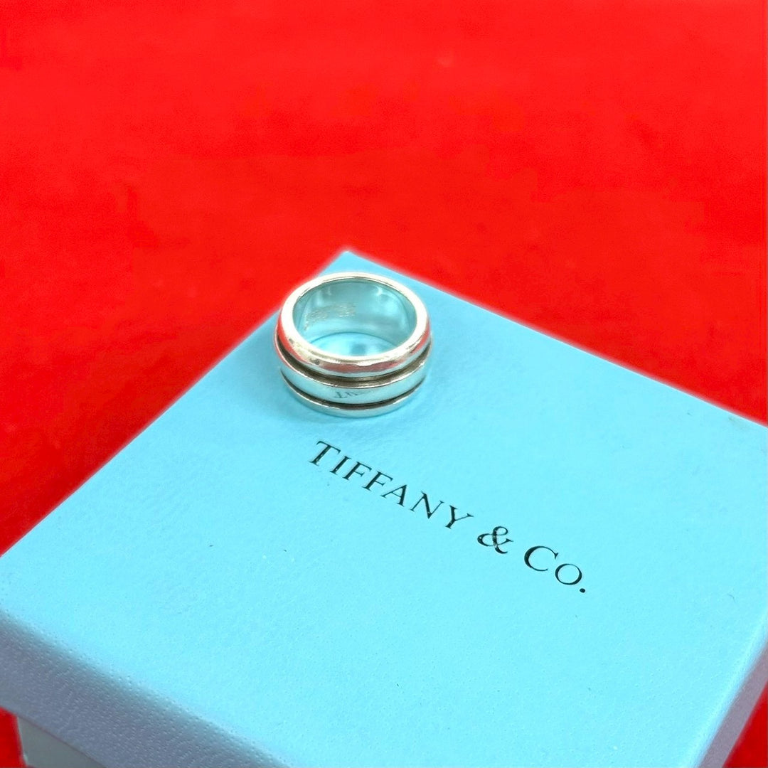 Rings Tiffany Groove Double Line Ring