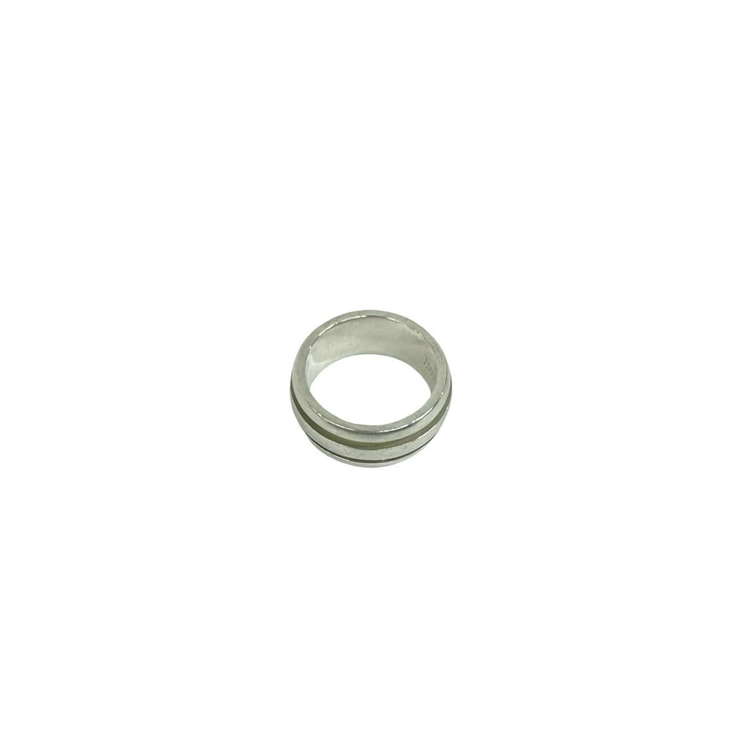 Rings Tiffany Grooved Double Line Ring