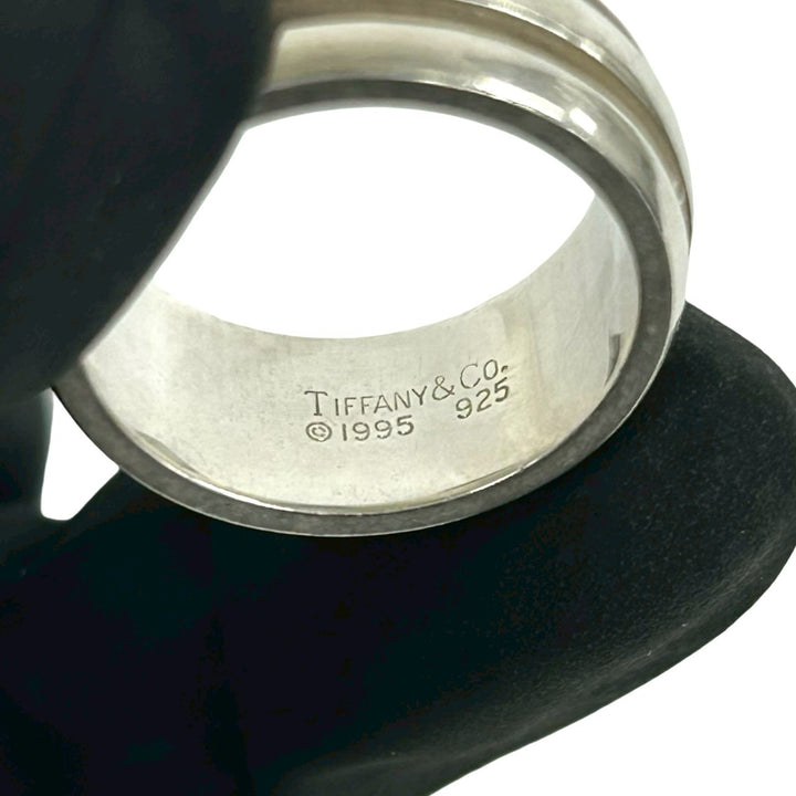 Rings Tiffany Grooved Double Line Ring