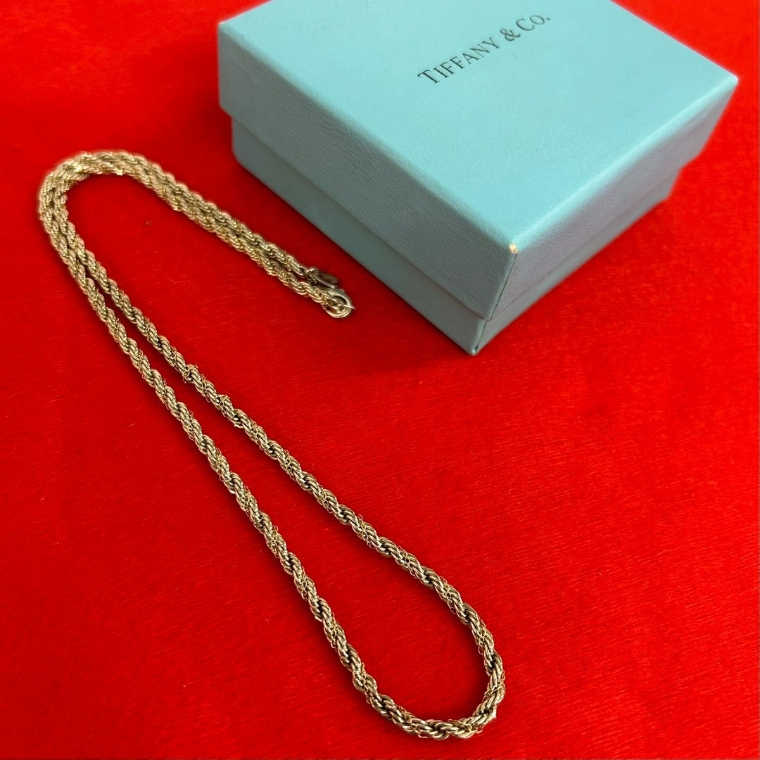 necklace tiffany twisted rope necklace