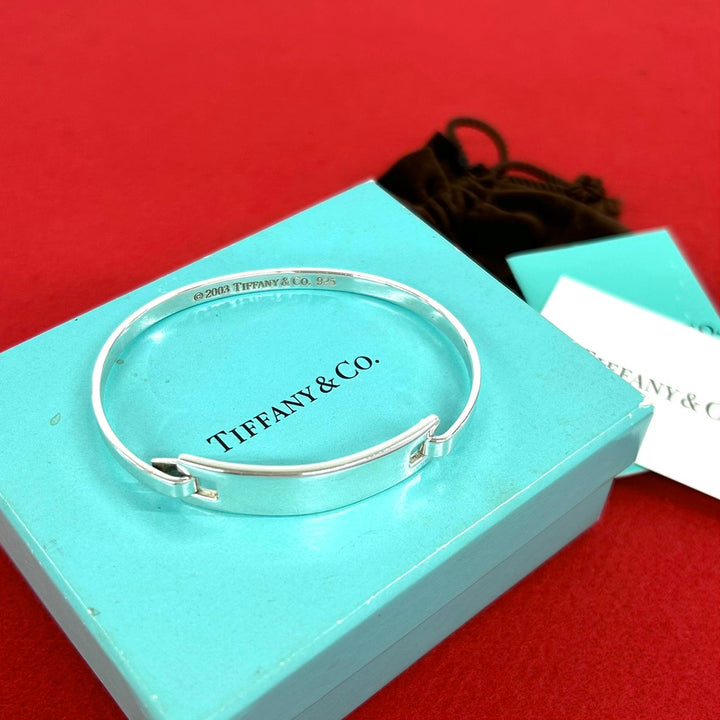 blurRubbingTiffany Rectangle ID Plate Bangle