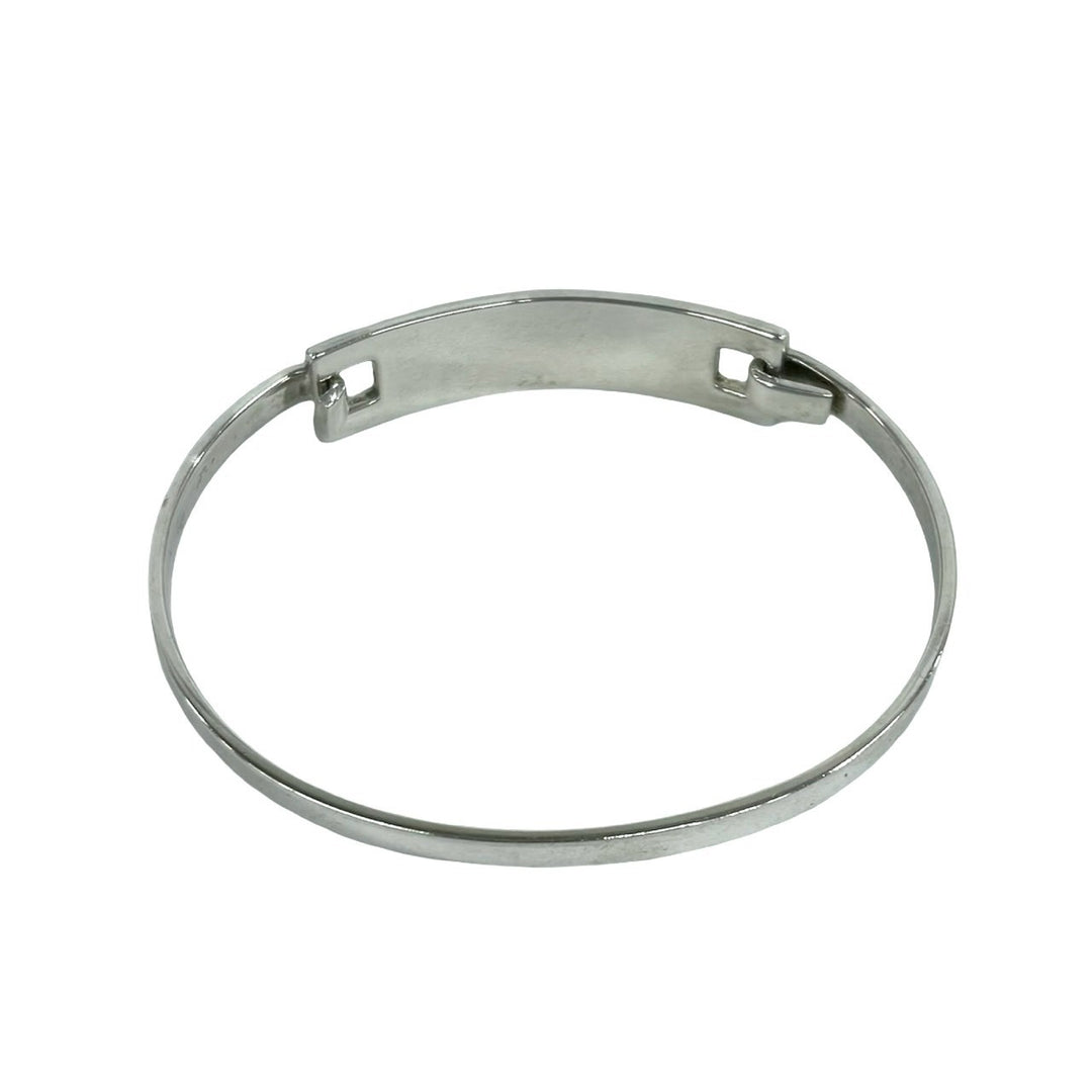 blurRubbingTiffany Rectangle ID Plate Bangle