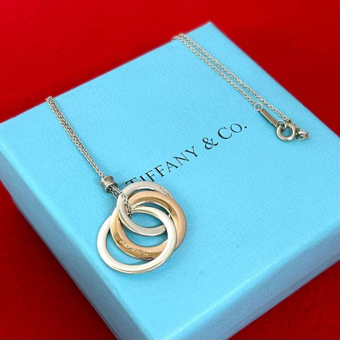 項鍊 Tiffany 1837 聯鎖圓形項鍊三重