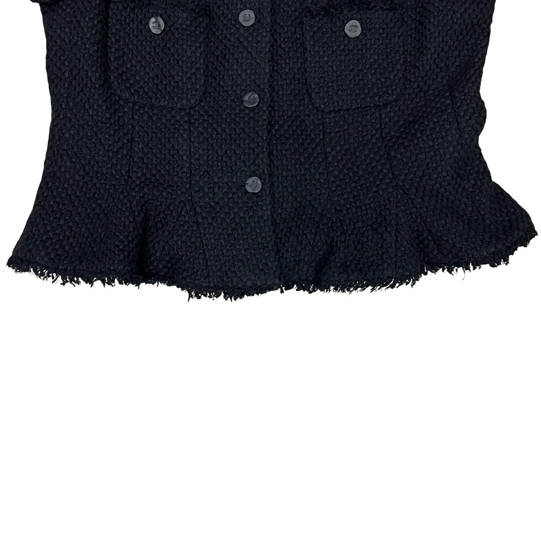 collarless jacket chanel