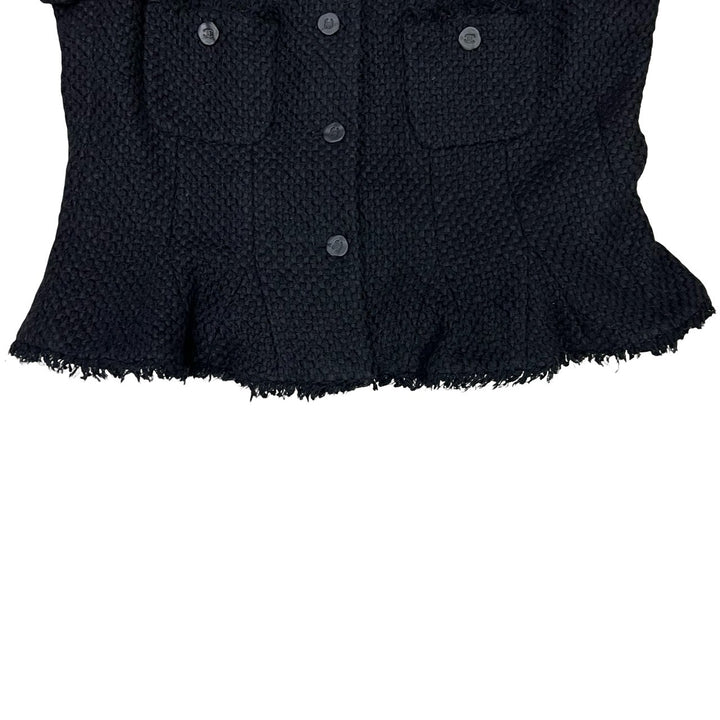 collarless jacket chanel