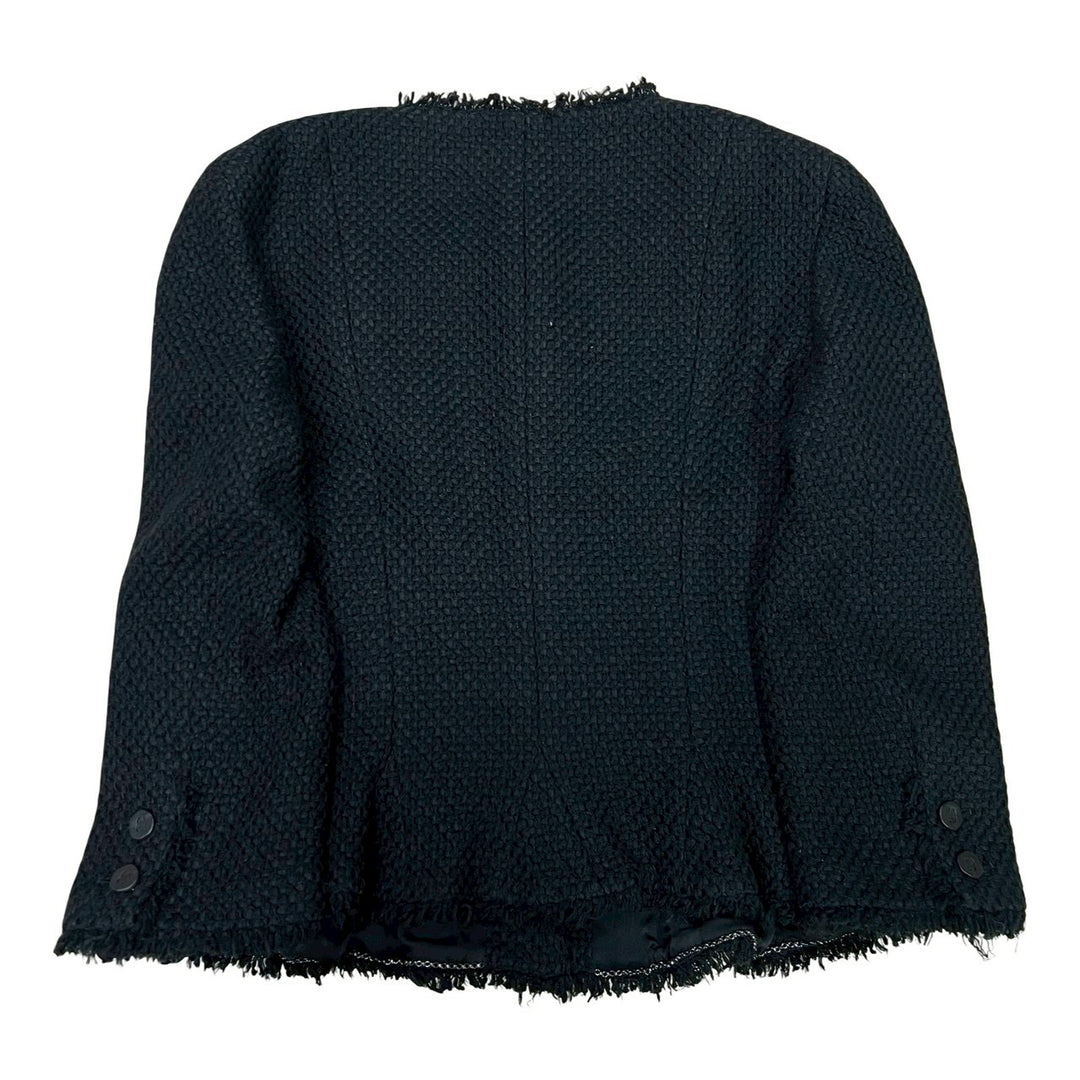 collarless jacket chanel