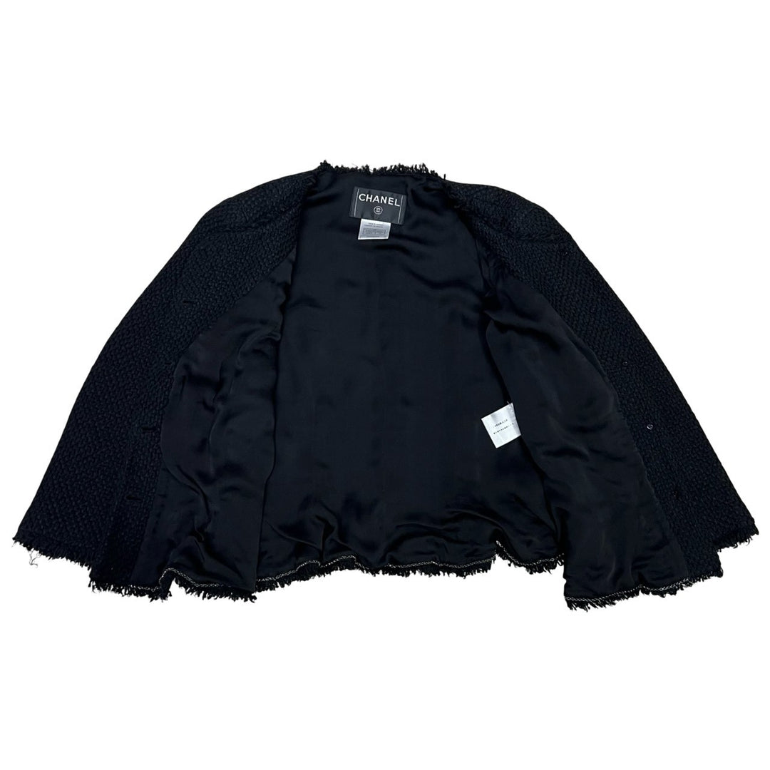 collarless jacket chanel