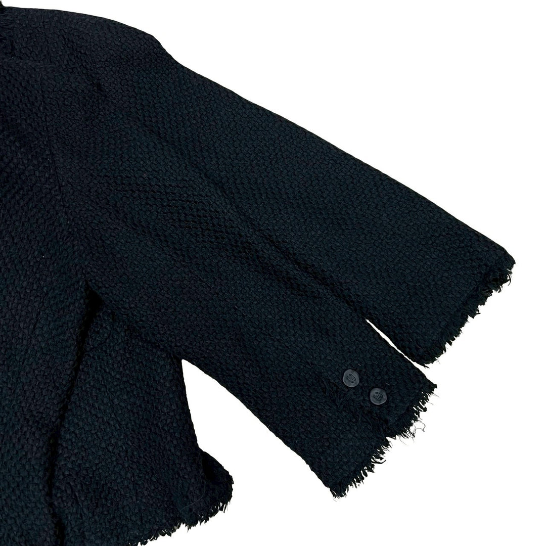 collarless jacket chanel