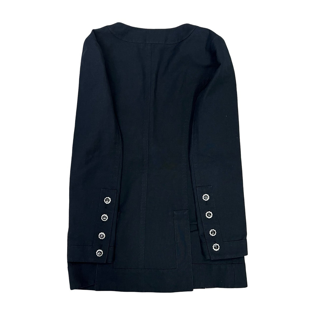collarless jacket chanel