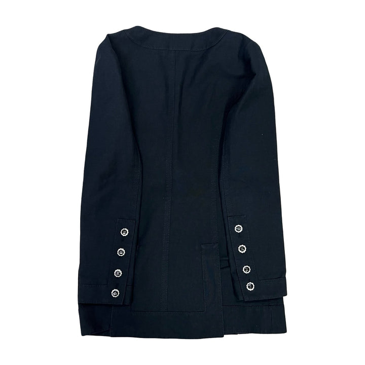 collarless jacket chanel
