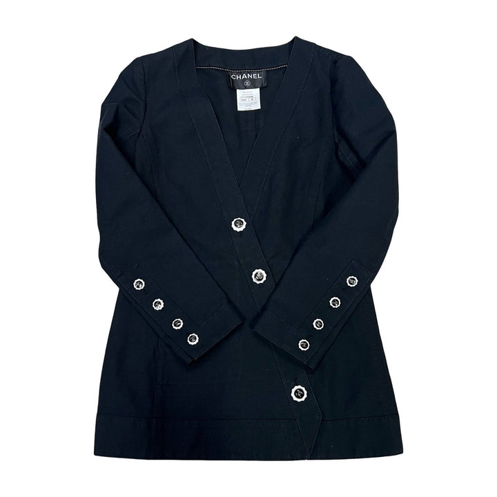 collarless jacket chanel