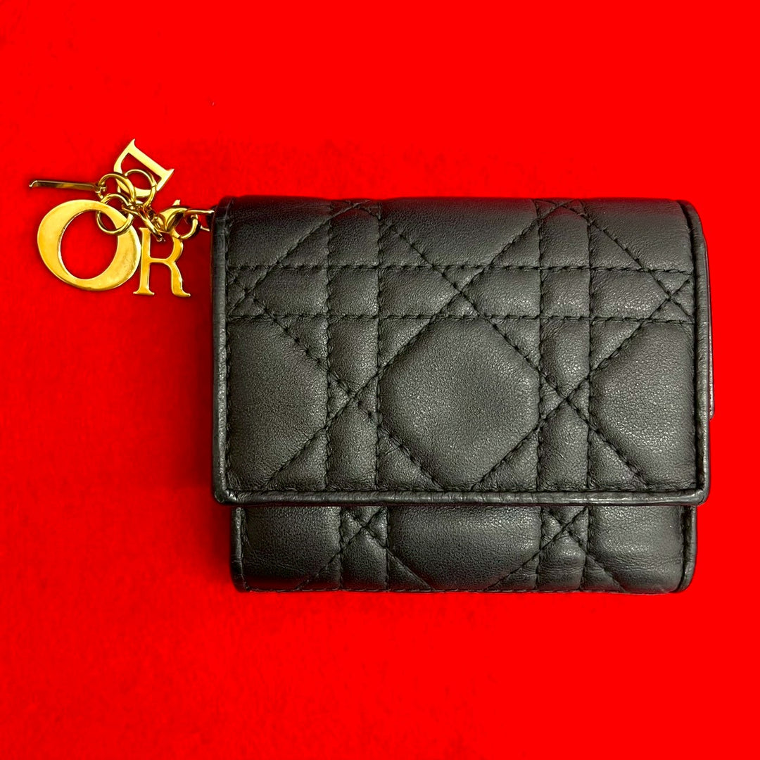 trifold wallet dior