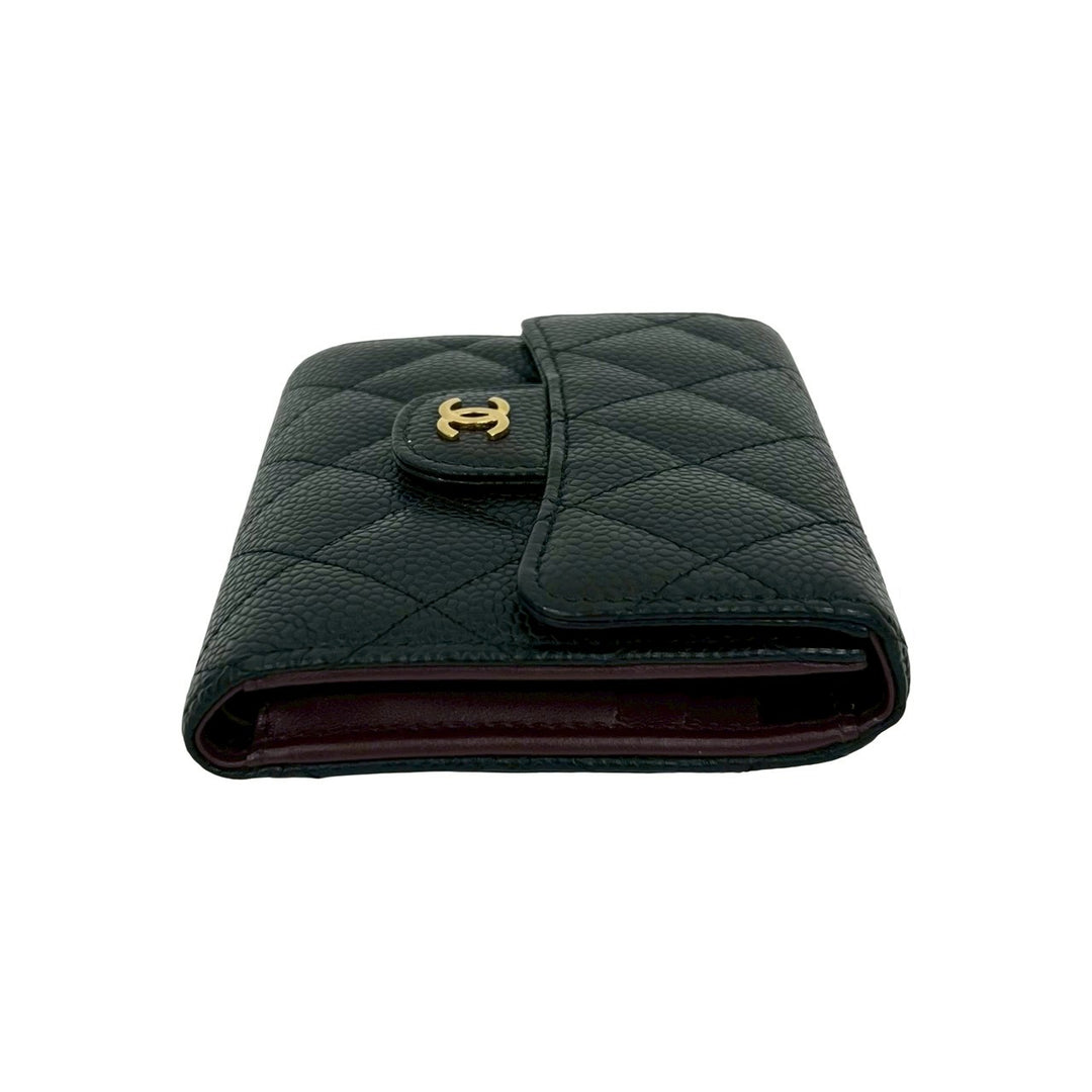 trifold wallet chanel