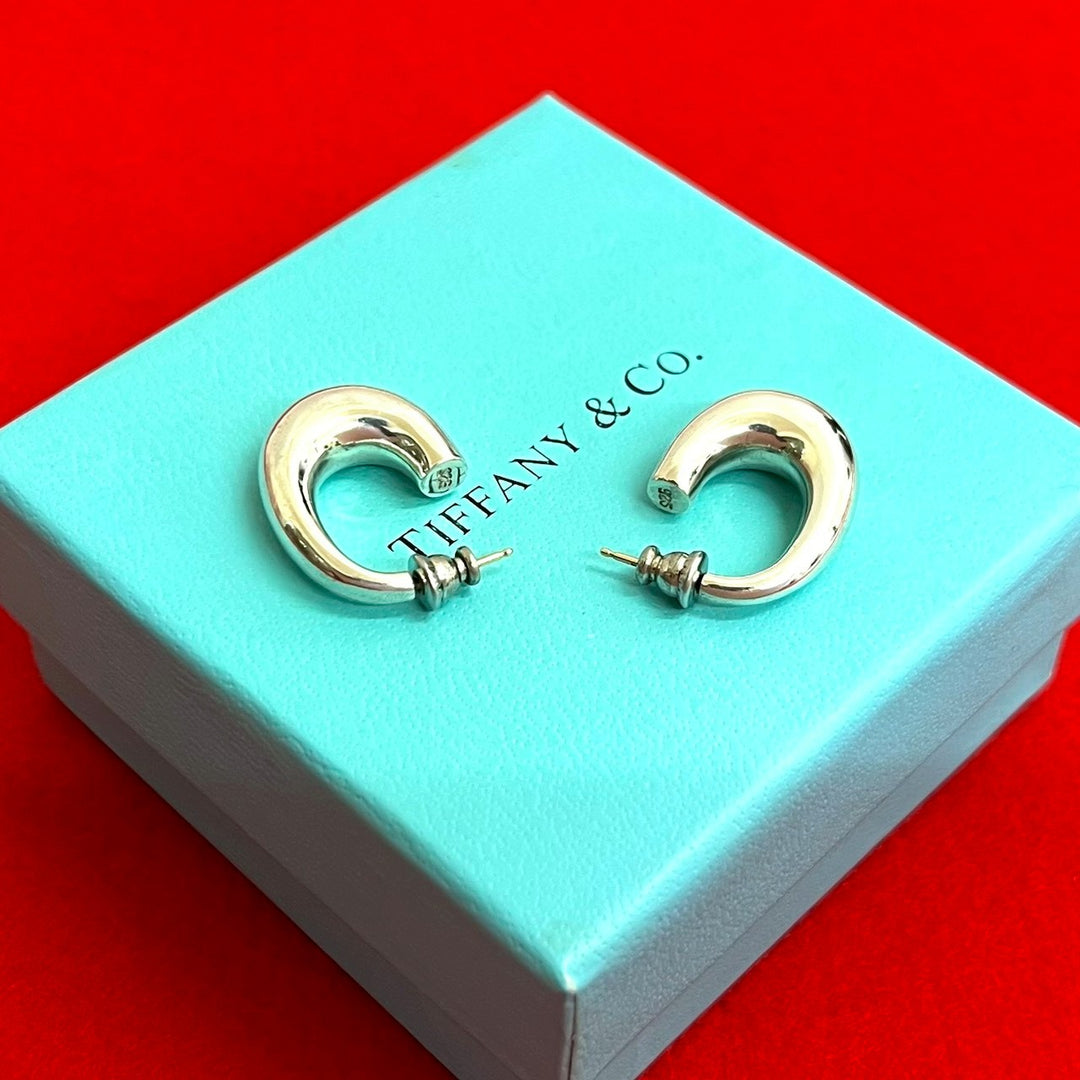 ピアス ティファニー ハーフフープ ピアス