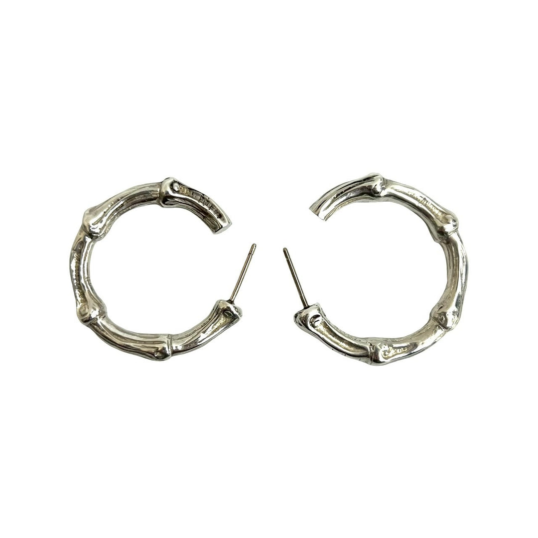 ピアス ティファニー バンブー フープピアス