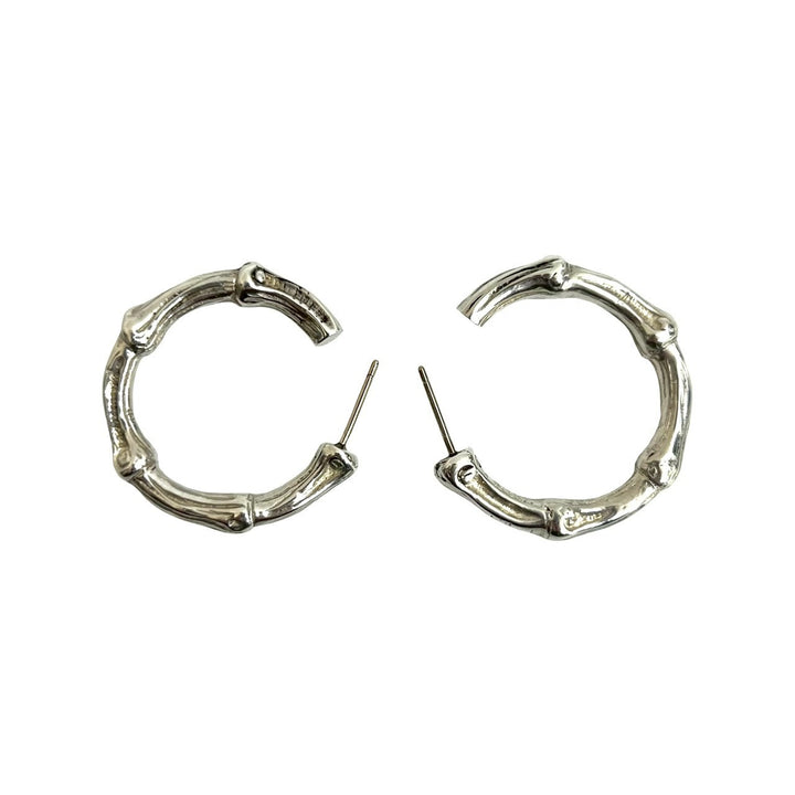 ピアス ティファニー バンブー フープピアス