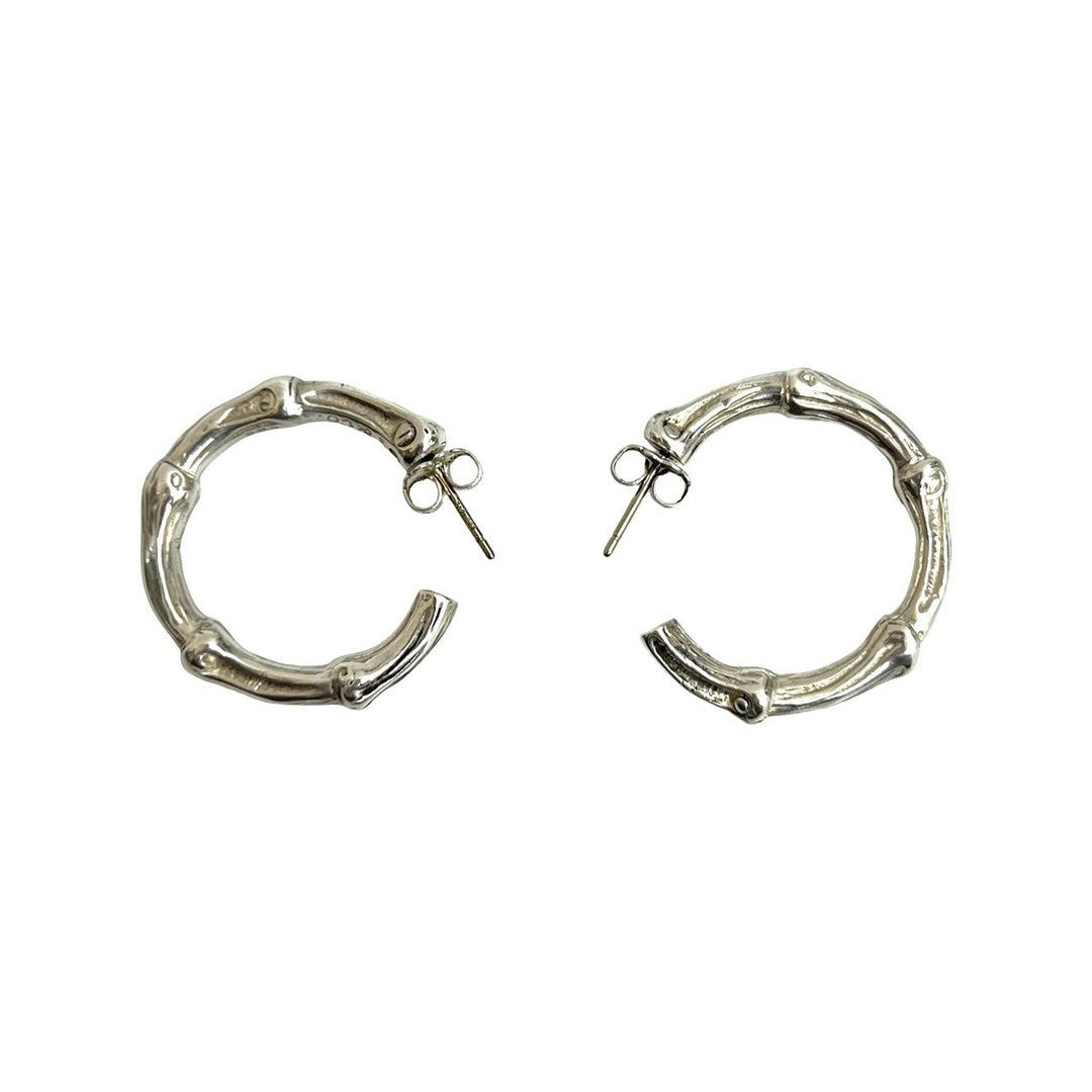ピアス ティファニー バンブー フープピアス