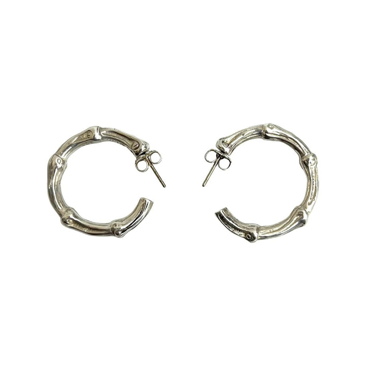 ピアス ティファニー バンブー フープピアス