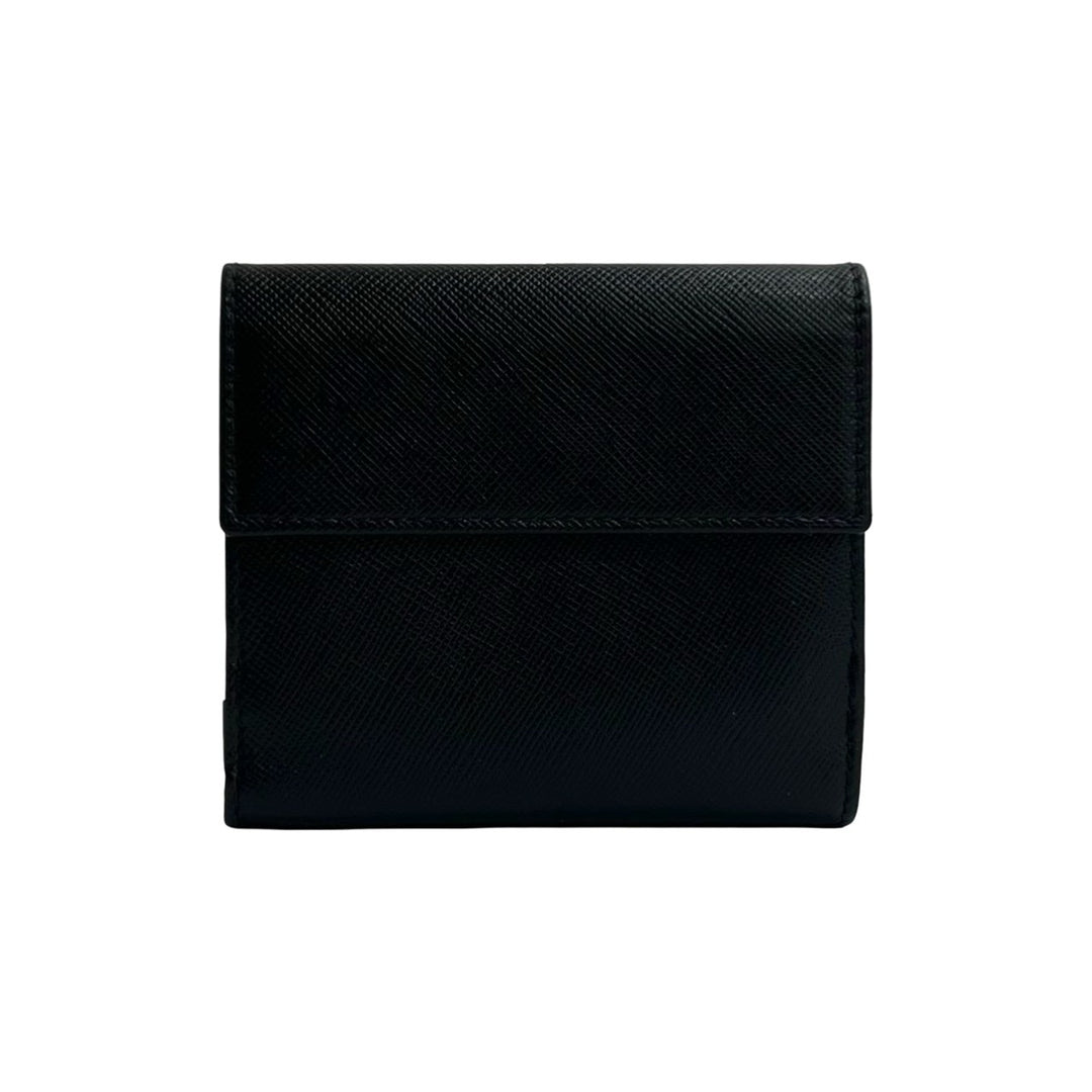 trifold wallet prada