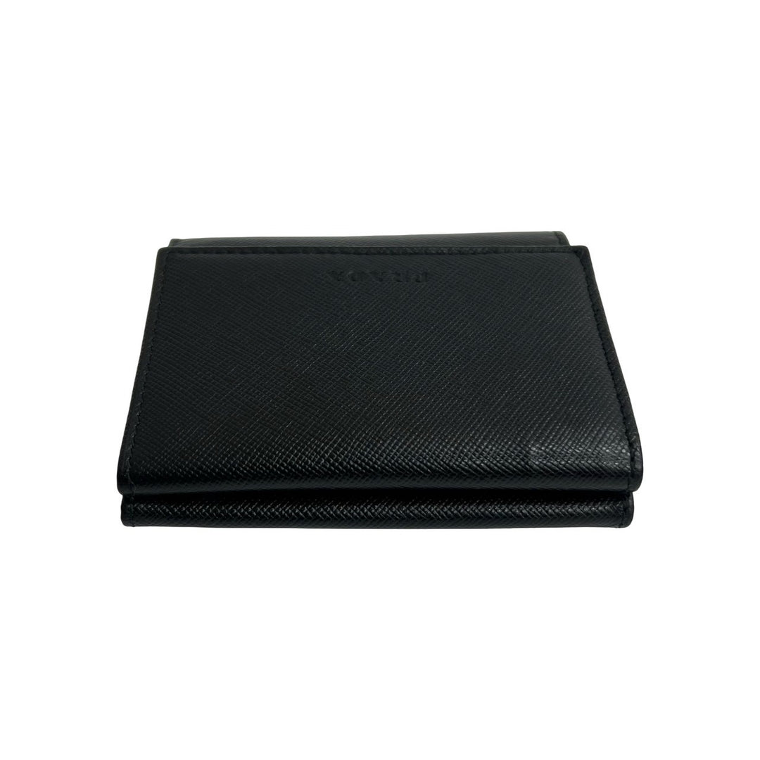 trifold wallet prada
