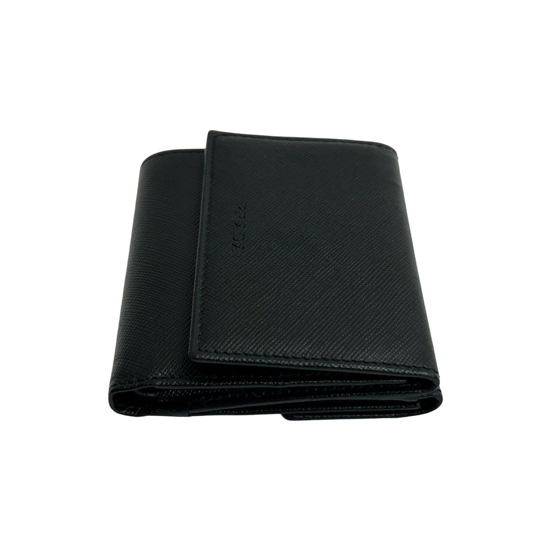 trifold wallet prada