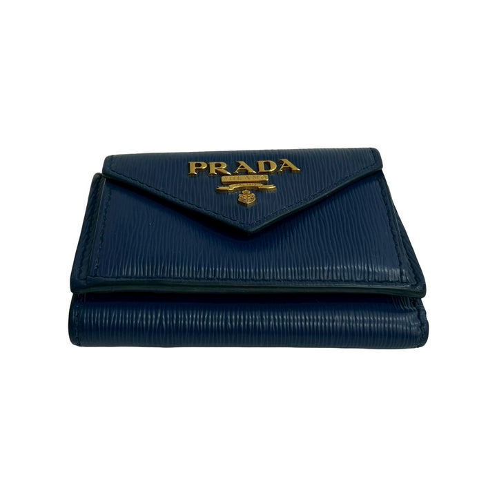 trifold wallet prada