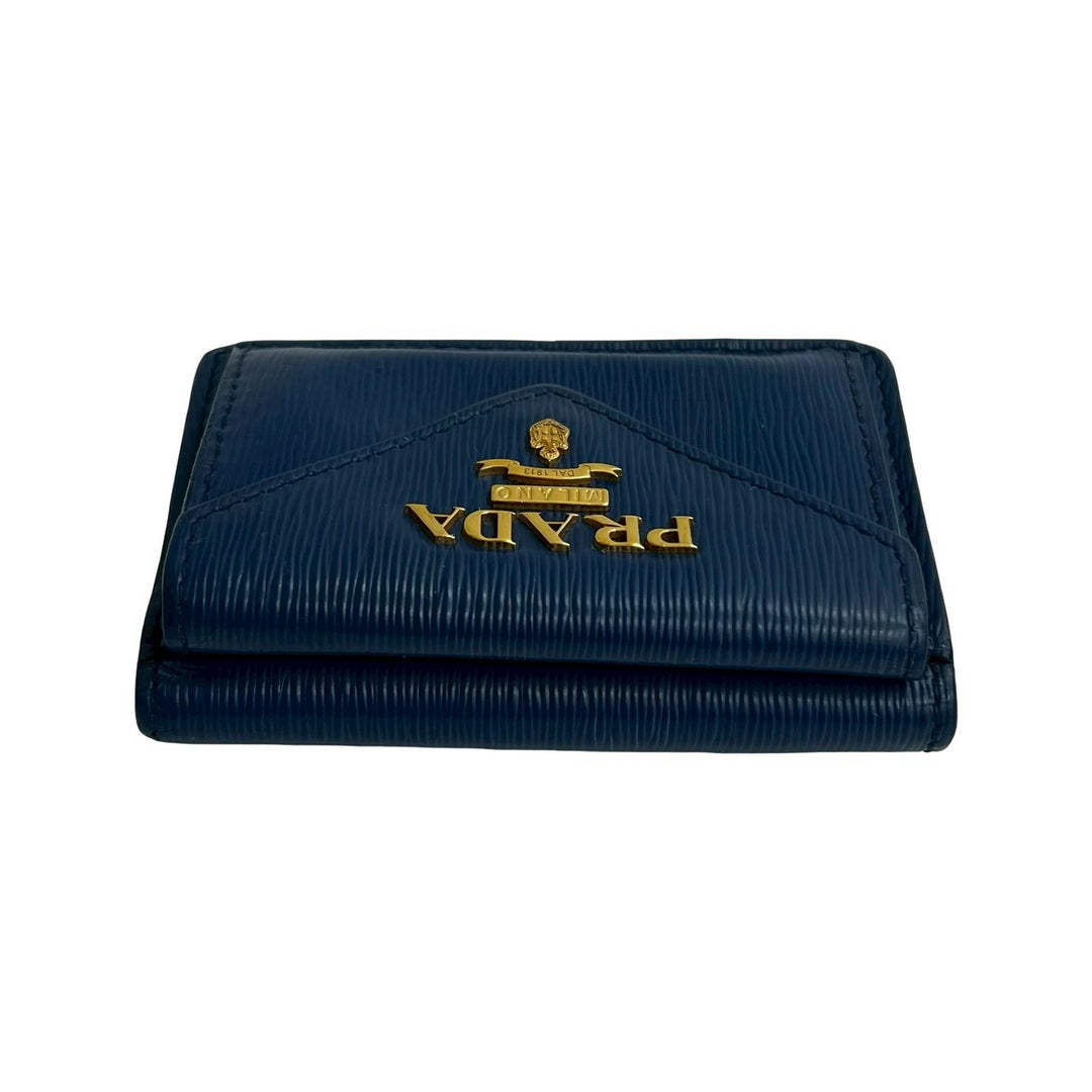 trifold wallet prada