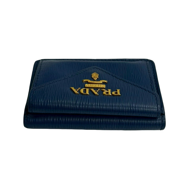 trifold wallet prada