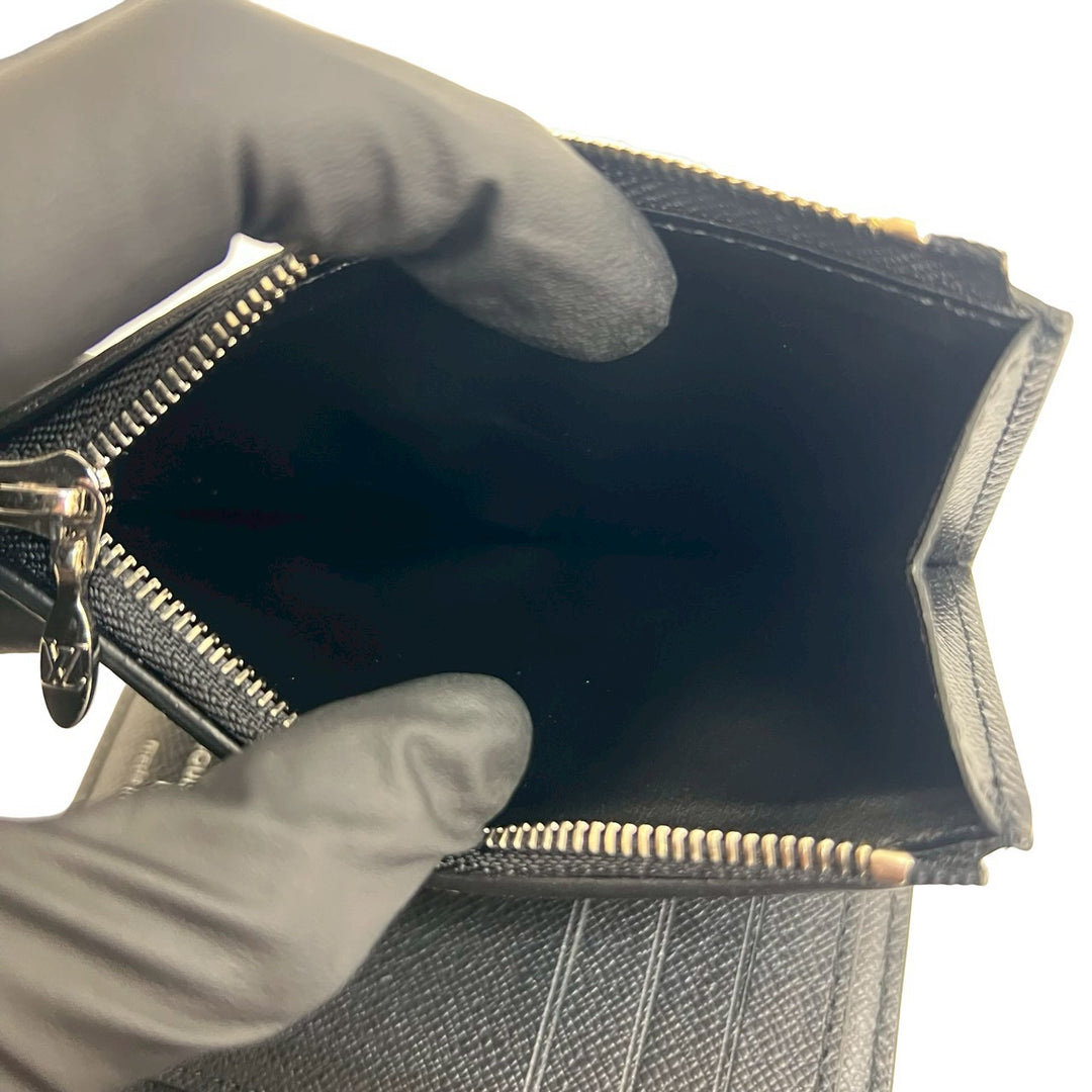 三折皮夾路易威登 Portefeuille 扭紋緊湊型