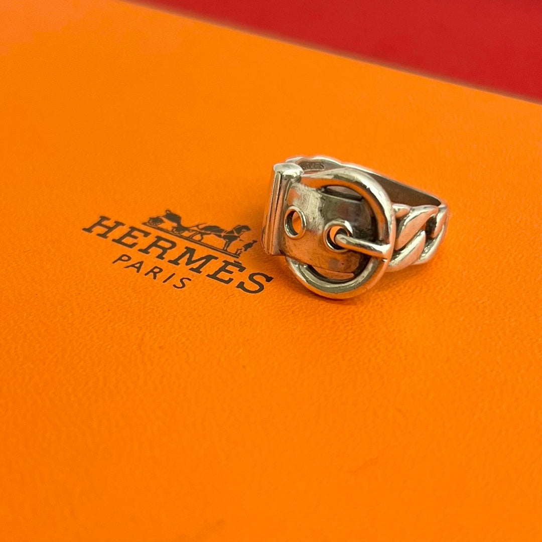 戒指 Hermes Bookle系列皮帶戒指