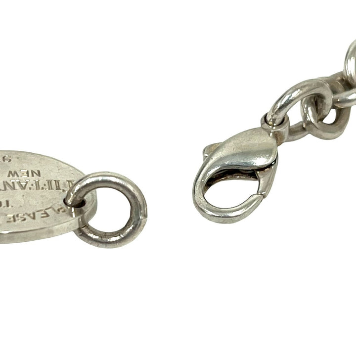 necklace tiffany return toe oval necklace