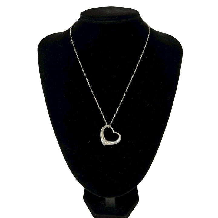 necklace tiffany open heart necklace
