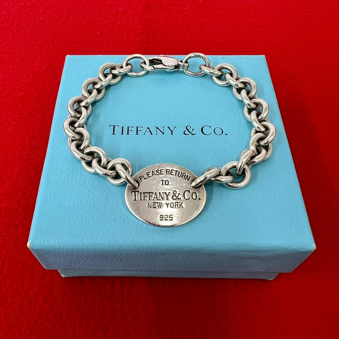 手鍊 Tiffany Return Toe 橢圓形標籤手鍊