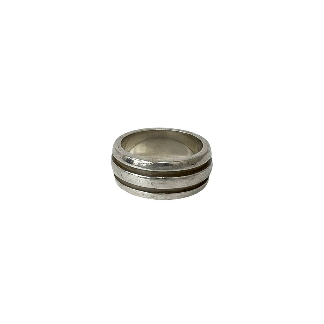 Rings Tiffany Grooved Double Line Ring
