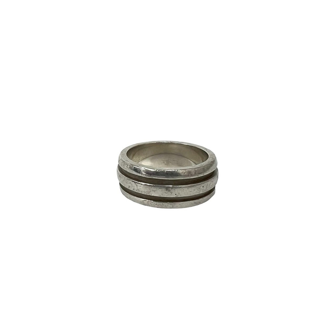 Rings Tiffany Grooved Double Line Ring