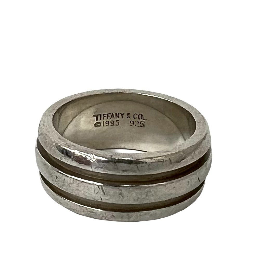 Rings Tiffany Grooved Double Line Ring
