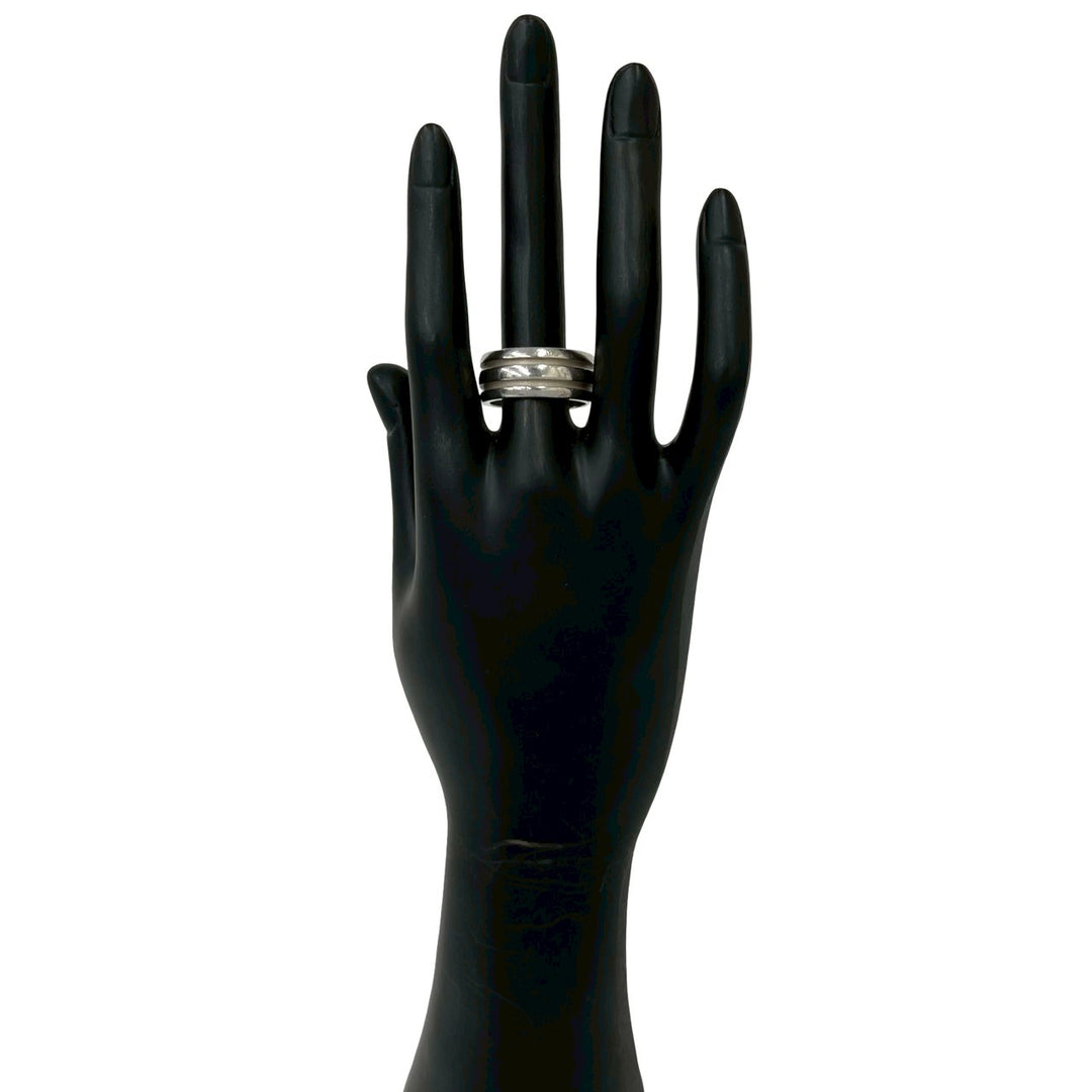 Rings Tiffany Grooved Double Line Ring