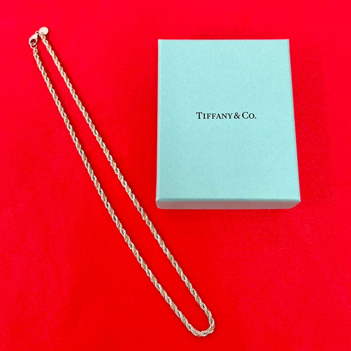 Necklace Tiffany Twisted Rope Chain Necklace